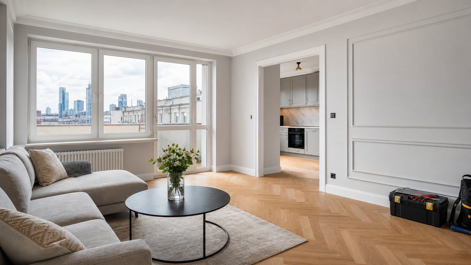 Remont mieszkania 78 m² na Mokotowie